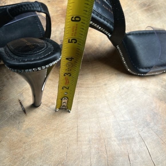 Good American black and bling heels size 10. A394 - Picture 3 of 5